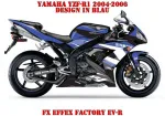EV-R Blau für Yamaha YZF R1 2004-2006